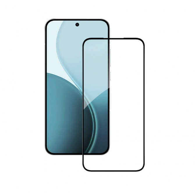Защитное стекло для Oppo Reno 13 5g/14/14F/14FS Full Glue (0.25 мм, 2.5D, черное) ЛЮКС