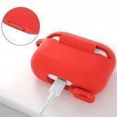 U-Like Silicone Protective Case For Airpods Pro Slim Red U-Like Silicone Protective Case For Airpods Pro Slim Red