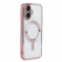 Силиконовый чехол SHINING with MagSafe для iPhone 16 Розово-золотой
