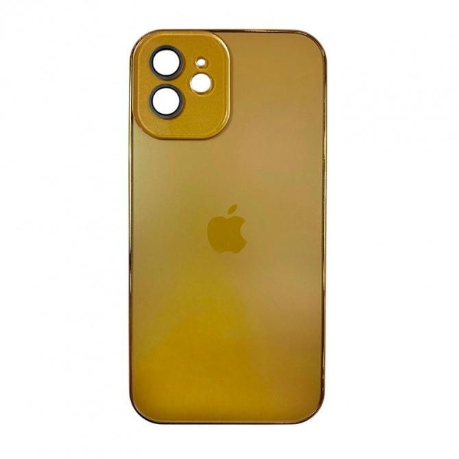 Чехол TPU+Glass Sapphire Midnight with MagSafe для Apple iPhone 11 (6.1") Золотой
