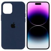 Оригінальний силіконовий чохол для iPhone 14 Pro Max Deep Blue FULL Оригінальний силіконовий чохол для iPhone 14 Pro Max Deep Blue FULL