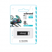 Флеш накопитель Wibrand USB 2.0 8Gb Chameleon Черный