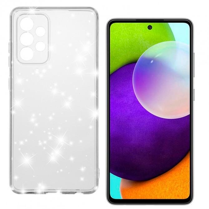 Накладка Molan Cano Jelly Sparkle для Samsung A525 Galaxy A52 Прозорий-1