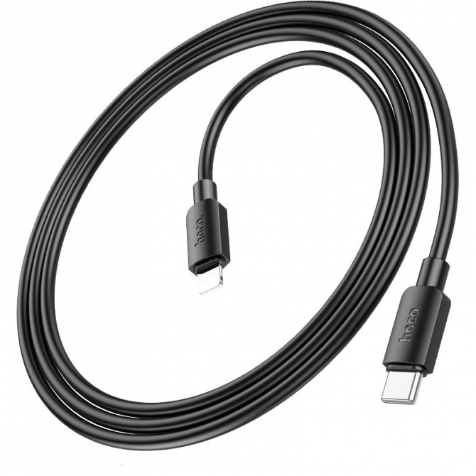 Кабель Hoco X96 Hyper 20W Type-C to Lightning Black 1m-1