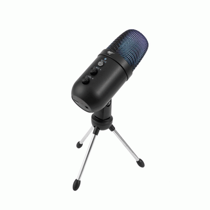 Мікрофон HAVIT HV-GK51 ігровий з підсвіткою Чорний