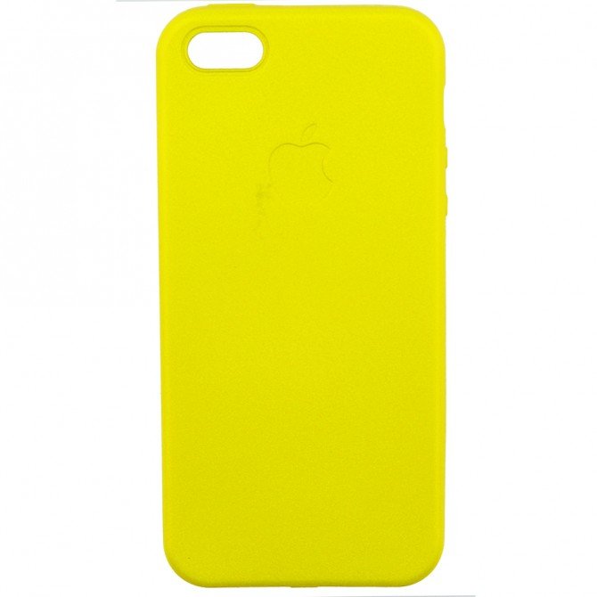 Чехол TPU case для iPhone 5/5s/SE Желтый-1