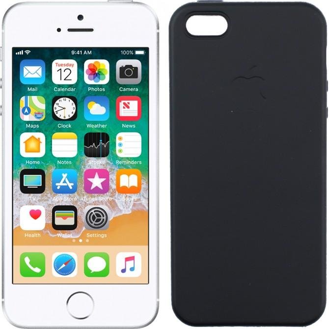Чехол TPU case для iPhone 5/5s/SE Черный
