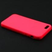Чохол TPU case для iPhone 5/5s/SE Яскраво рожевий FULL