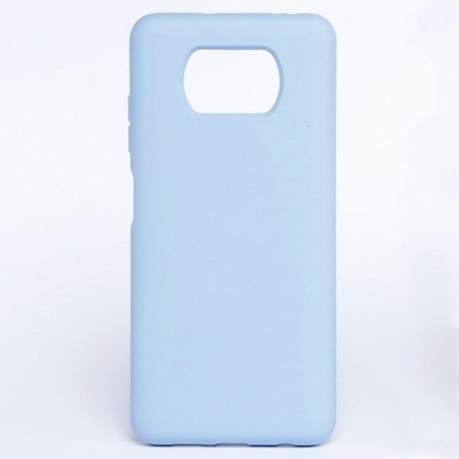 Чохол Original Soft Case Xiaomi Poco X3 NFC Світло Блакитний FULL
