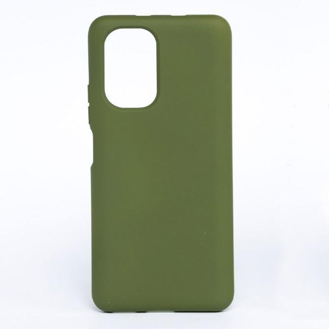 Чехол Original Soft Case Xiaomi Mi 11i/K40/POCO F3 Темно Зеленый FULL