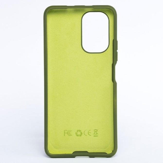 Чехол Original Soft Case Xiaomi Mi 11i/K40/POCO F3 Темно Зеленый FULL-1