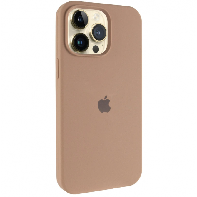 Силиконовый чехол для iPhone 16 Pro Max Desert Gold FULL-1