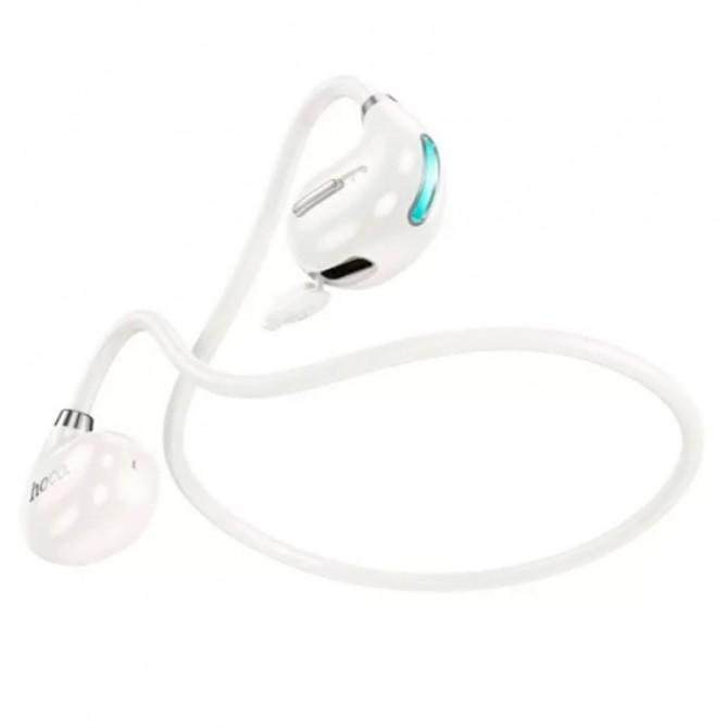 Stereo Bluetooth Навушники Hoco ES68 Musical Air conduction Cloudy White