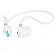Stereo Bluetooth Навушники Hoco ES68 Musical Air conduction Cloudy White