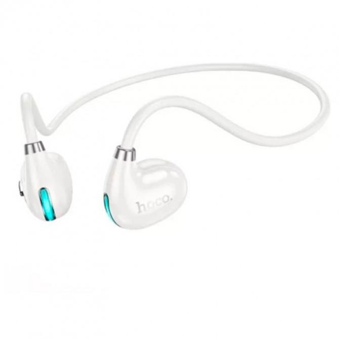 Stereo Bluetooth Навушники Hoco ES68 Musical Air conduction Cloudy White-1