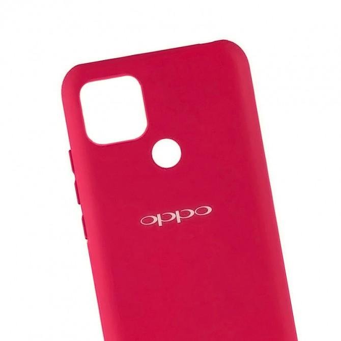 Чехол Original Soft Case Oppo A15/A15s Марсала FULL-1