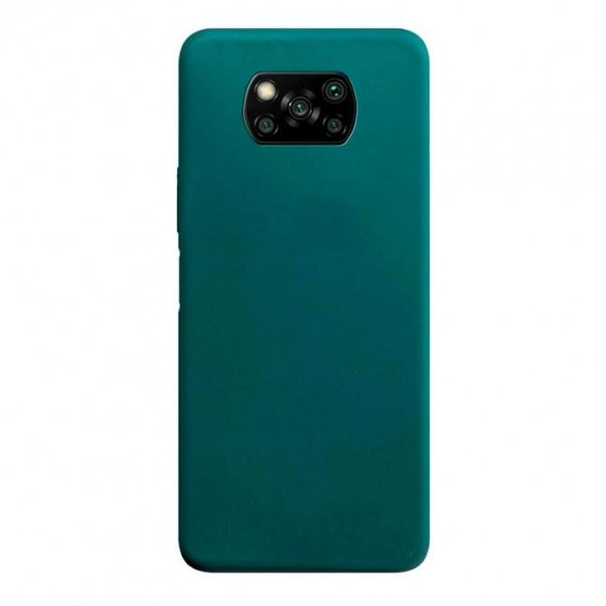 Чехол Original Soft Case Xiaomi Poco X3 NFC Зеленый FULL