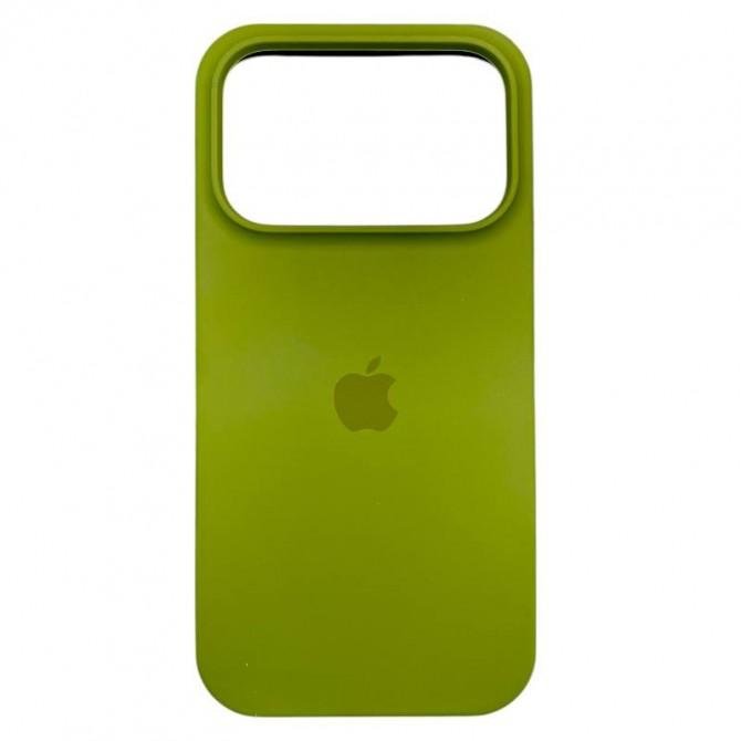 Силіконовий чохол для iPhone 17 Pro Dark Olive FULL