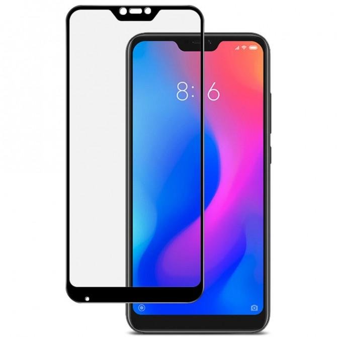 Захисне скло для XIAOMI Redmi 6 Pro/Mi A2 Lite (0.3 мм, 2.5D, з чорним Silk Screen покриттям)-1