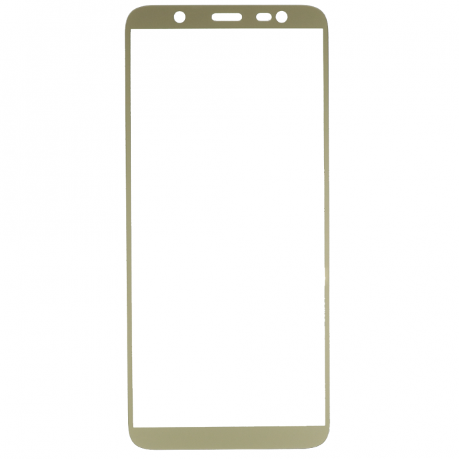 Захисне скло для SAMSUNG J810 Galaxy J8 (2018) (0.3 мм, 2.5D, із золотистим Silk Screen покриттям)