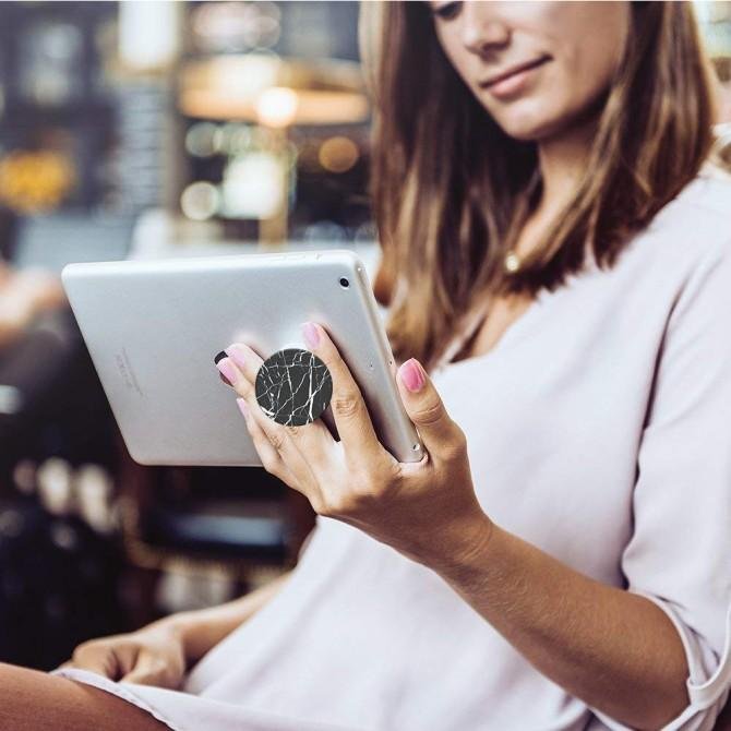 Держатель Pop Socket Marble Чёрный-2
