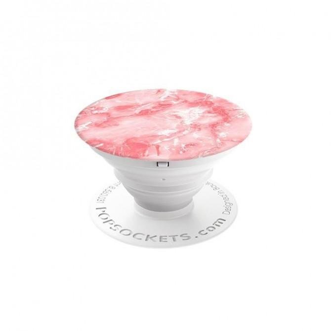 Держатель Pop Socket Marble Pink-2