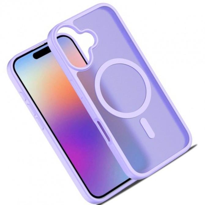 Чехол MATT CASE with MagSafe iPhone 17 Violet-1