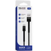 Кабель USB WALKER C700 Type-C Black Кабель USB WALKER C700 Type-C Black