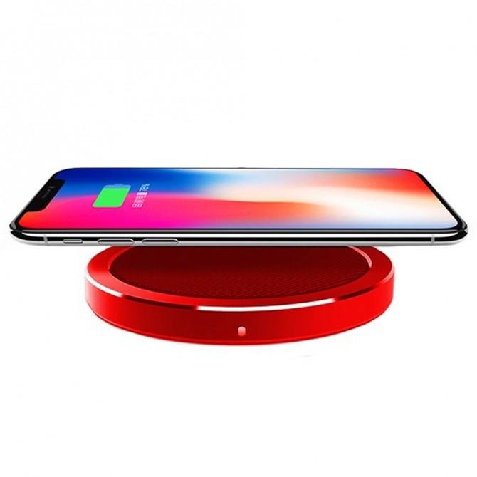 Беспроводное зарядное устройство ROCK W4 Quick Wireless charger DT-518Q Красный (input Type-C)-3