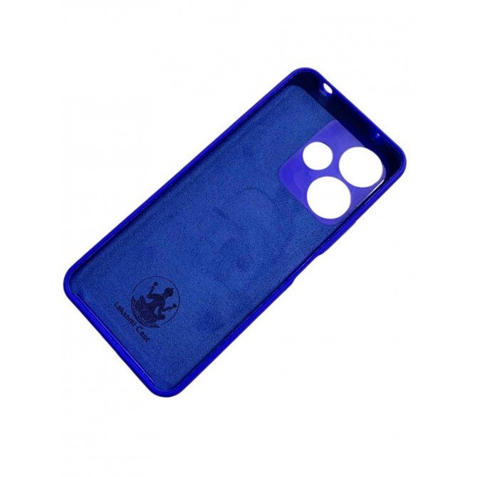 Силиконовый чехол Xiaomi Redmi 13 4G/Poco M6 4G Неоново Синий FULL-2