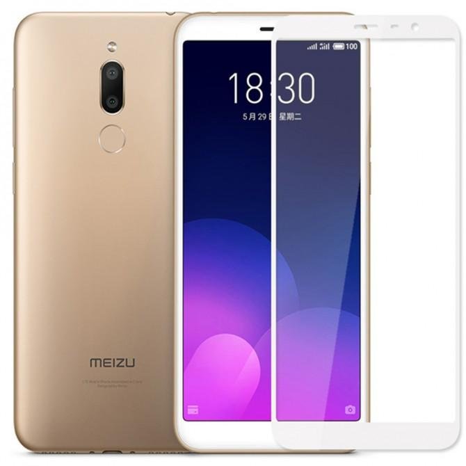 Защитное стекло для MEIZU M6T (0.3 мм, 2.5D, с белым Silk Screen покрытием)