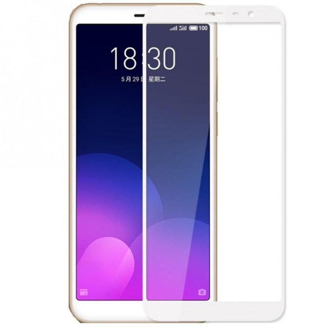 Защитное стекло для MEIZU M6T (0.3 мм, 2.5D, с белым Silk Screen покрытием)-1