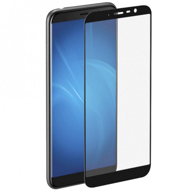Защитное стекло для MEIZU M6T (0.3 мм, 2.5D, с чёрным Silk Screen покрытием)-2