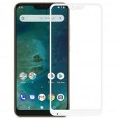 Захисне скло для XIAOMI Redmi 6 Pro/Mi A2 Lite (0.3 мм, 2.5D, з білим Silk Screen покриттям)