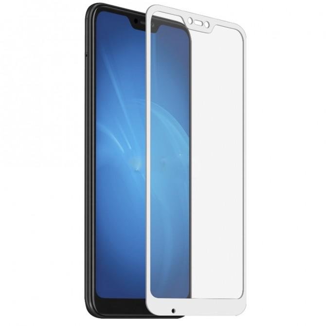 Защитное стекло для XIAOMI Redmi 6 Pro/Mi A2 Lite (0.3 мм, 2.5D, с белым Silk Screen покрытием)-1