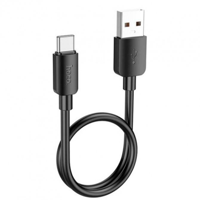 USB Кабель Hoco X96 Hyper 27W Type-C Black 0.25m