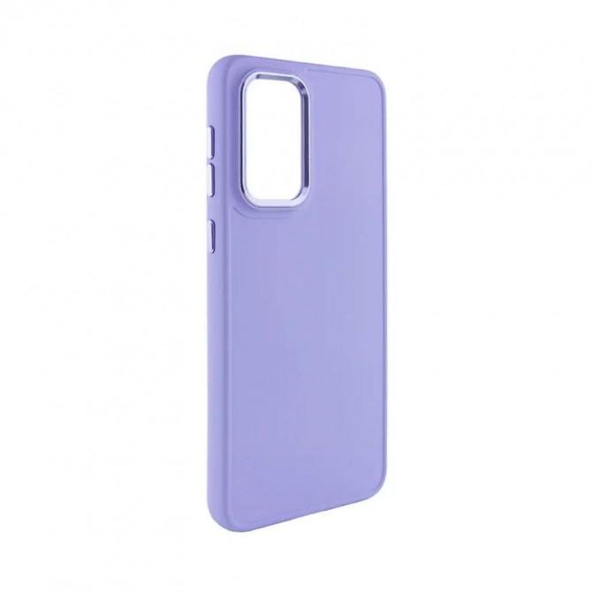 TPU чхол Bonbon Metal Style для Samsung Galaxy S24 Сиреневый