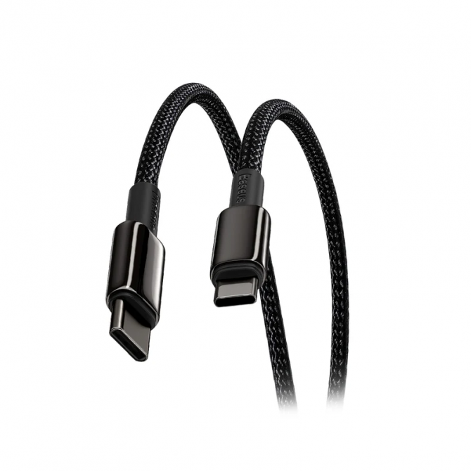 Кабель Baseus New Braided Series Type-C to Type-C 100W Cosmic Black-1