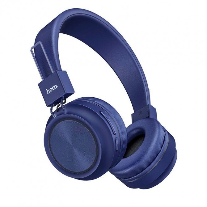 Беспроводные наушники Hoco W25 Blue-2