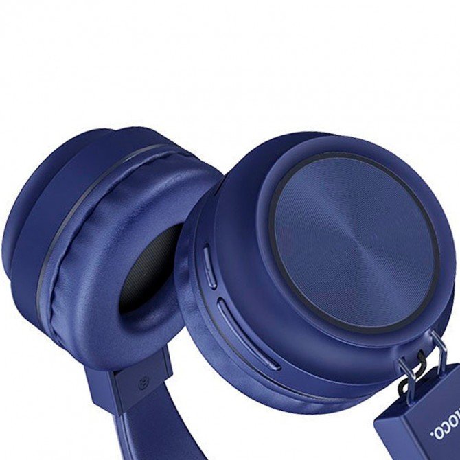 Беспроводные наушники Hoco W25 Blue-1