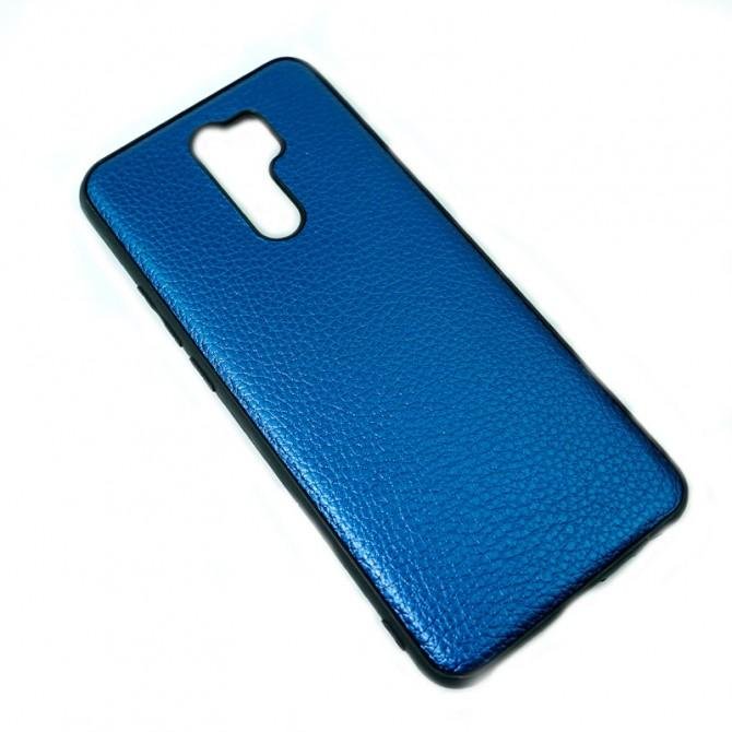 Шкіряний чохол Lava для Xiaomi Redmi 9 Blue-1