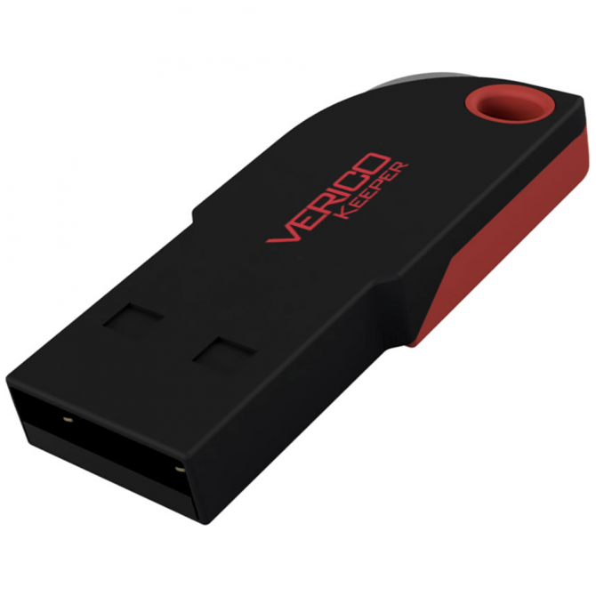 Флеш пам'ять Verico USB 32Gb Keeper Чорний+Червоний