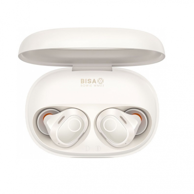 Навушники Bluetooth Headset Baseus Bowie WM03 TWS Creamy White