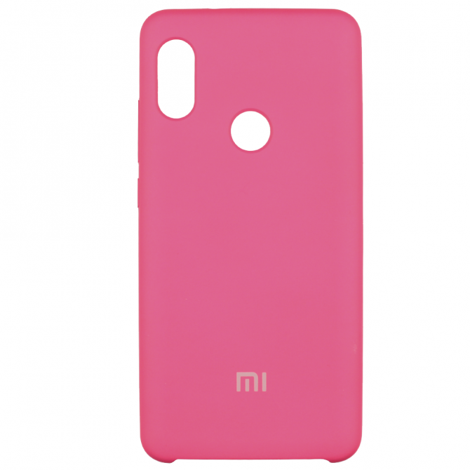 Чохол Soft Case для Xiaomi Redmi 6 Pro/Mi A2 Lite Яскраво малиновий FULL-1