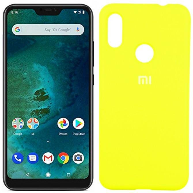 Чехол Soft Case для Xiaomi Redmi 6 Pro/Mi A2 Lite Желтый FULL