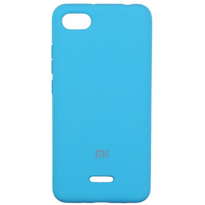 Чехол Soft Case для Xiaomi Redmi 6a Ярко синий FULL-1