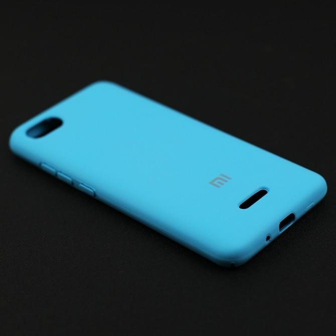 Чехол Soft Case для Xiaomi Redmi 6a Ярко синий FULL-3
