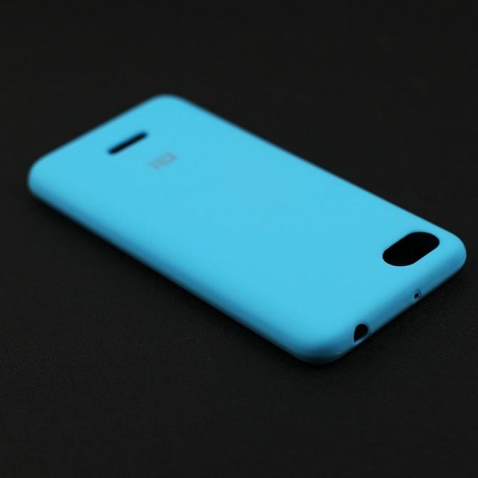 Чехол Soft Case для Xiaomi Redmi 6a Ярко синий FULL-4