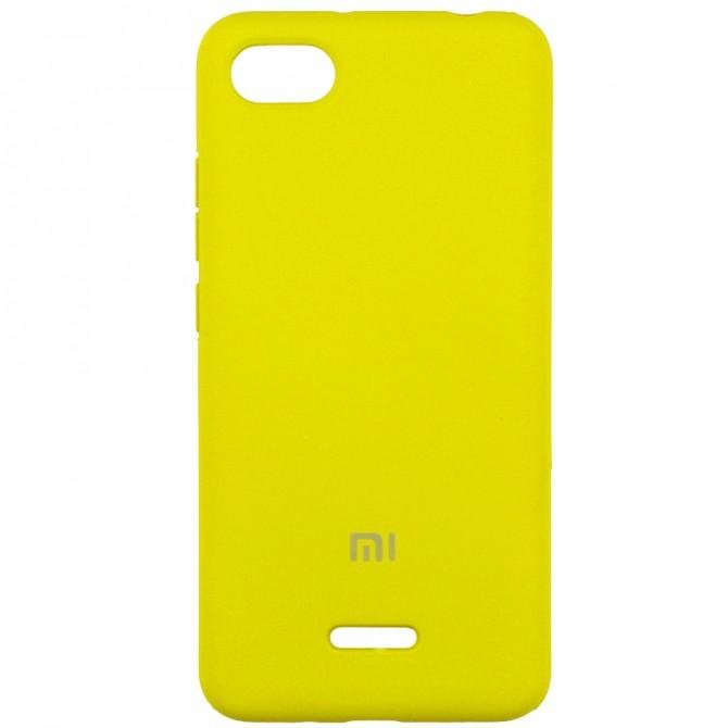 Чохол Soft Case для Xiaomi Redmi 6a Жовтий FULL-1