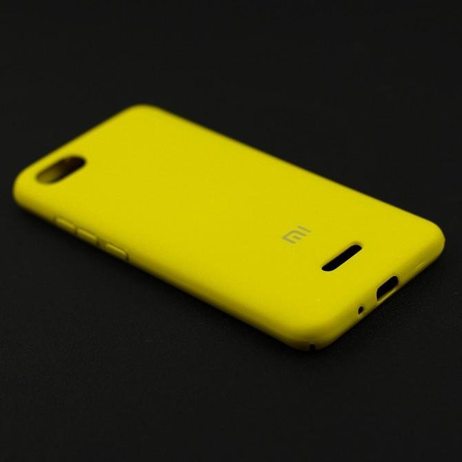 Чохол Soft Case для Xiaomi Redmi 6a Жовтий FULL-3